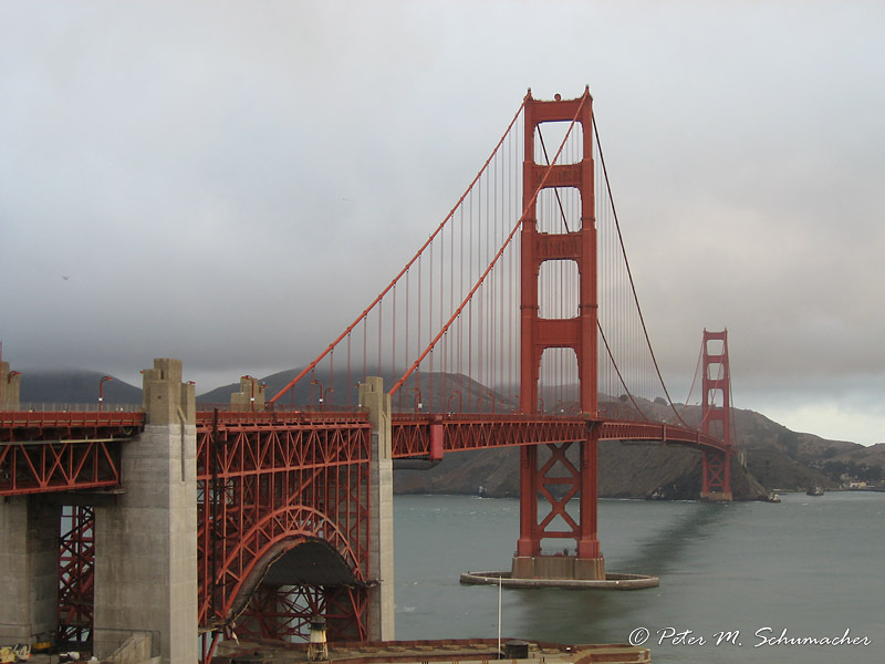 evening trip to Golden Gate Bridge