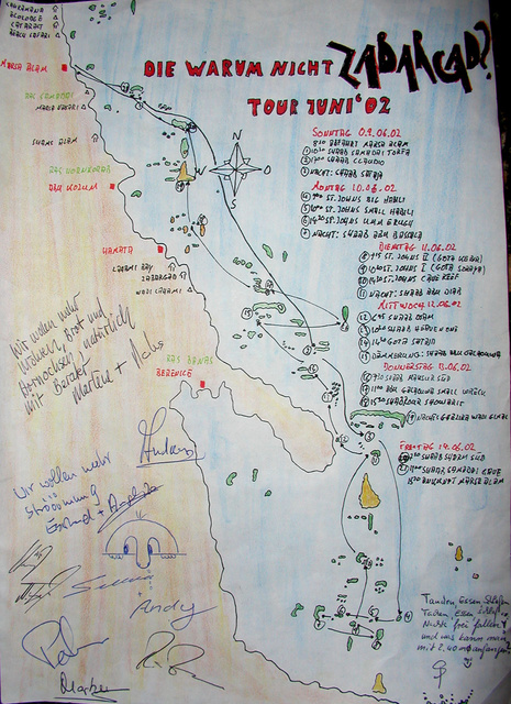 Karte der 'Warum nicht Zabargad? Tour'